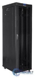 SZAFA INSTALACYJNA RACK STOJĄCA 19" 42U 600X1000 CZARNA DRZWI SZKLANE LCD LANBERG (FLAT PACK)