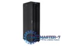 SZAFA INSTALACYJNA RACK STOJĄCA 19" 47U 800X1000 CZARNA DRZWI SZKLANE LCD LANBERG (FLAT PACK)