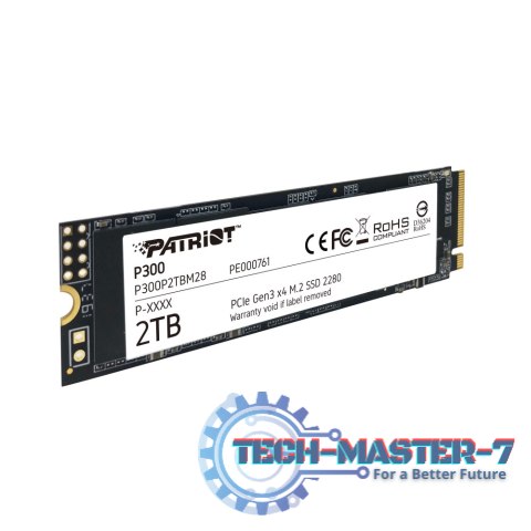 Dysk SSD PATRIOT P300 2 TB P300 (M.2 2280″ /2 TB /PCIe NVMe Gen3 x4 /2100MB/s /1650MB/s) Dysk SSD PATRIOT P300 2 TB P300 (M.2 2280″ /2 TB /PCIe NVMe Gen3 x4 /2100MB/s /1650MB/s)