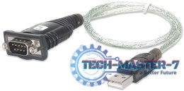 Kabel USB TECHLY 1x RS232 (wtyk) 0.45