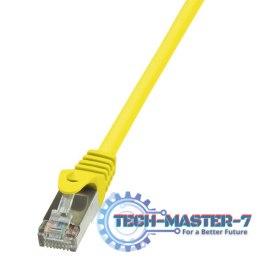 LOGILINK U/UTP Cat.6 0.5 m Żółty 0.5 Patchcord