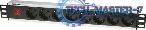 Listwa zasilająca INTELLINET NETWORK SOLUTIONS Listwa zasilająca rackowa 19 cali - wtyk niemiecki 207157