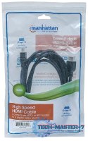 MANHATTAN HDMI (męski) - HDMI (męski) 5 m 5m /s1x HDMI (wtyk) 1x HDMI (wtyk)