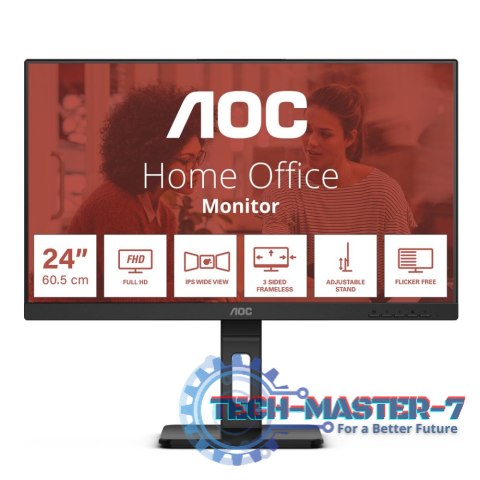 Monitor AOC 24E3QAF (24" /IPS /75Hz /1920 x 1080 /Czarny)