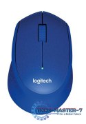 Mysz Bezprzewodowa LOGITECH M330 Silent Plus Niebieski