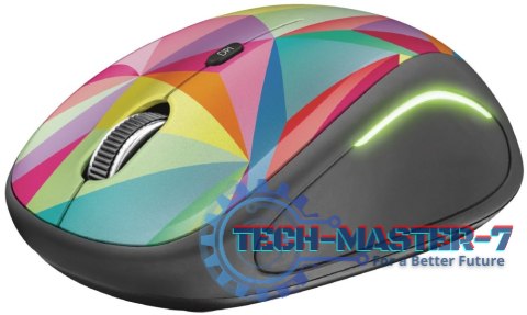 Mysz Bezprzewodowa TRUST Yvi FX Geometrics Wielokolorowy Mysz Bezprzewodowa TRUST Yvi FX Geometrics Wielokolorowy