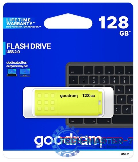 Pendrive (Pamięć USB) GOODRAM (128 GB /USB 2.0 /Żółty )