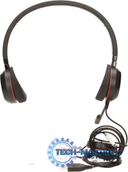 Słuchawki nauszne z mikrofonem JABRA Evolve 20 Duo (Przewodowe wtyk/Czarny)