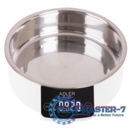 Waga kuchenna ADLER AD 3166 (Maks. 5000g /Stalowo-biały )