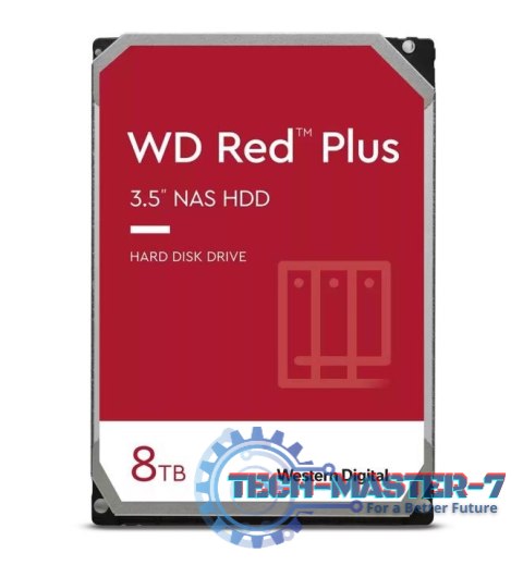 Dysk twardy WD Red Plus 8 TB 3.5" WD80EFPX