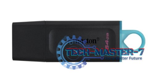 Pendrive (Pamięć USB) KINGSTON (64 GB /Czarno-niebieski )