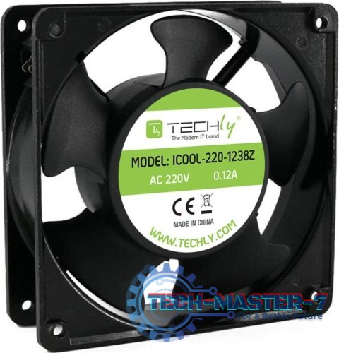 Wentylator do obudów TECHLY ICOOL-220-1238Z Wentylator do obudów TECHLY ICOOL-220-1238Z