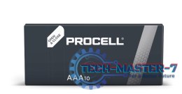 Baterie DURACELL Alkaliczna AAA 10 szt. Procell AAA/LR3 karton 10szt