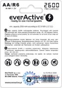 Baterie EVERACTIVE NiMH AA 2500mAh 4 szt. EVHRL6-2600