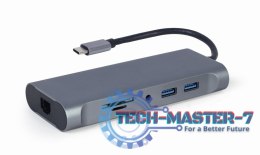 GEMBIRD A-CM-COMBO7-01 (Szary /USB Typ C )