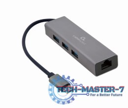 Hub USB GEMBIRD A-CMU3-LAN-01