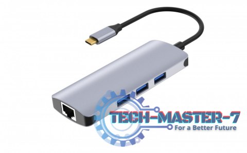 IBOX IUH3RJ4K (Szary /USB Typ C )