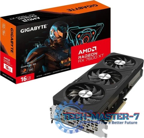 Karta graficzna GIGABYTE Radeon RX 7600 XT Gaming OC 16GB GDDR6 (GV-R76XTGAMING OC-16GD) Karta graficzna GIGABYTE Radeon RX 7600 XT Gaming OC 16GB GDDR6 (GV-R76XTGAMING OC-16GD)
