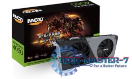 Karta graficzna INNO3D GeForce RTX 4060 TWIN X2 8 GB GDDR6 (N40602-08D6-173051N)