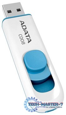 Pendrive (Pamięć USB) A-DATA (32 GB /USB 2.0 /Biało-niebieski )