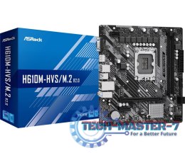 Płyta główna ASROCK H610M-HVS/M.2 R2.0 LGA1700 MICRO ATX