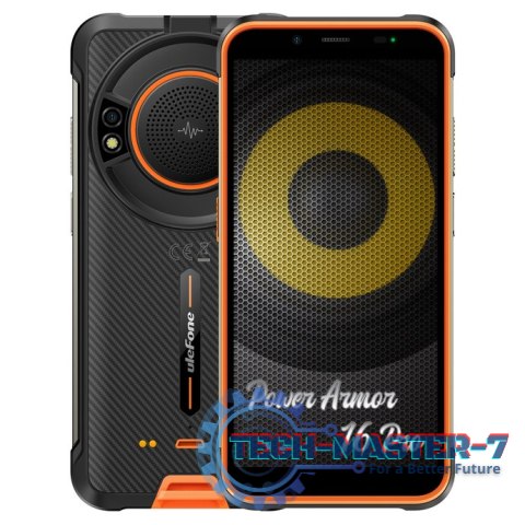 Smartphone ULEFONE Power Armor 16 Pro 4/64 GB Pomarańczowy 64 GB Czarno-pomarańczowy UF-PA16P/OE Smartphone ULEFONE Power Armor 16 Pro 4/64 GB Pomarańczowy 64 GB Czarno-pomarańczowy UF-PA16P/OE