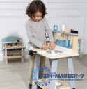 Stół narzędziowy drewniany warsztat 32 elementy zabawki ECOTOYS ECOTOYS