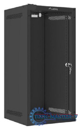 Szafa wisząca 10'' 12U 280x310 czarna FLAT PACK