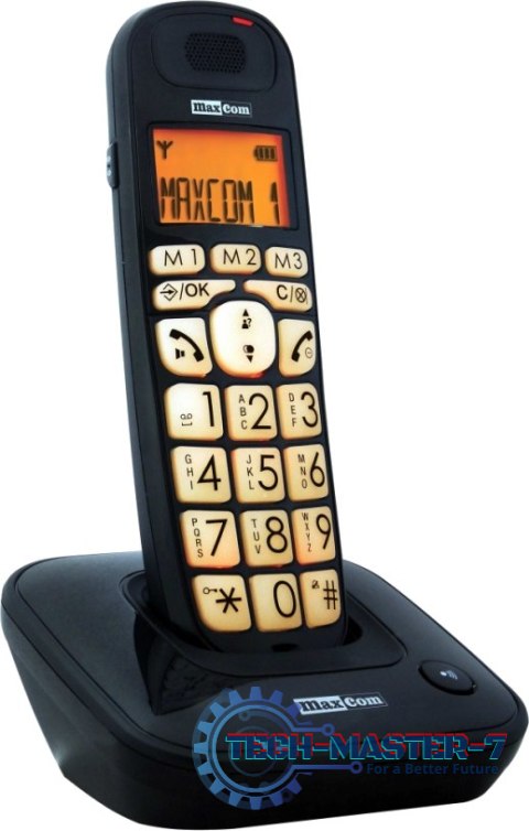 Telefon bezprzewodowy MAXCOM MC 6800 Czarny