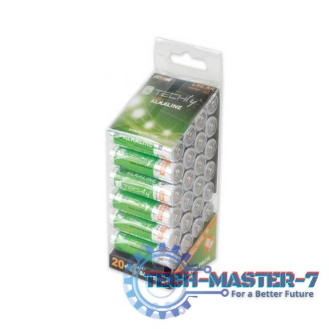 Baterie TECHLY Alkaliczna AA (LR06, FR6, R6, 15A, MN1500, AM3, UM3, HP7) Blister 306998 Baterie TECHLY Alkaliczna AA (LR06, FR6, R6, 15A, MN1500, AM3, UM3, HP7) Blister 306998