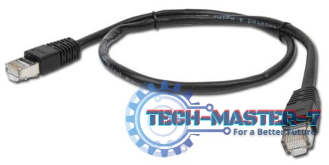 GEMBIRD PP6-1M/BK Czarny 1 Patchcord