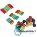 Klocki magnetyczne magnetic sticks duże patyczki dla małych dzieci 50 elementów