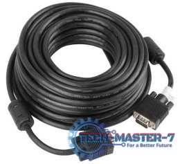 LANBERG CA-VGAC-10CC-0150-B 15m /s1x D-Sub (wtyk) 1x D-Sub (wtyk)