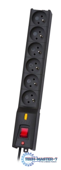Listwa zasilająca LESTAR LX 610 3m Czarny LX610_3_BLACK