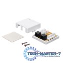 Netrack gniazdo kompletne natynkowe 2xRJ45 8p8c UTP Cat6 LSA