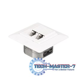 Netrack gniazdo kompletne podtynkowe 2xRJ45 8p8c UTP Cat6