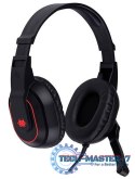 Słuchawki z mikrofonem TRACER Gamezone Radian RGB Flow Czarny