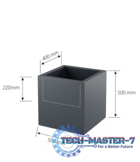 Designerska donica MONUMO PIXEL POT Biała MONUMO Designerska donica MONUMO PIXEL POT Biała MONUMO