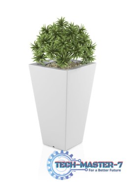 Designerska donica MONUMO SLIM LINE S Biała MONUMO