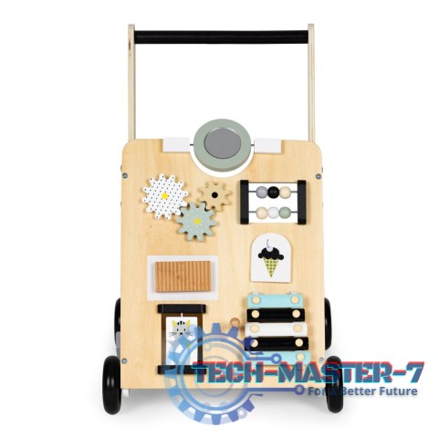 Drewniany chodzik pchacz wózek edukacyjny dla dzieci ECOTOYS ECOTOYS Drewniany chodzik pchacz wózek edukacyjny dla dzieci ECOTOYS ECOTOYS