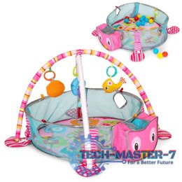 Duża mata edukacyjna 3w1 kojec 30 piłek 0+ ECOTOYS ECOTOYS