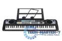 Duży keyboard pianino z mikrofonem dla dzieci + zasilacz MULTISTORE