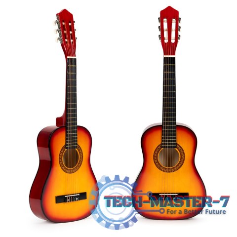 Gitara dla dzieci duża klasyczna drewniana 6 strun ECOTOYS ECOTOYS