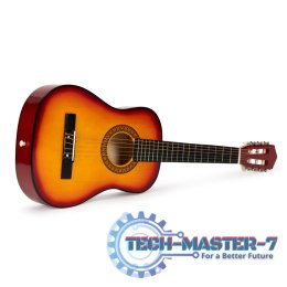 Gitara dla dzieci duża klasyczna drewniana 6 strun ECOTOYS ECOTOYS