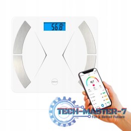 Inteligentna waga łazienkowa bluetooth Eldom TWO500 biała ELDOM