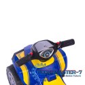 Jeździk quad Goodyear interaktywna kierownica dźwięki niebieski MULTISTORE