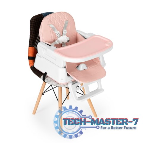 Krzesełko fotelik do karmienia dzieci 3w1 składany ECOTOYS ECOTOYS Krzesełko fotelik do karmienia dzieci 3w1 składany ECOTOYS ECOTOYS