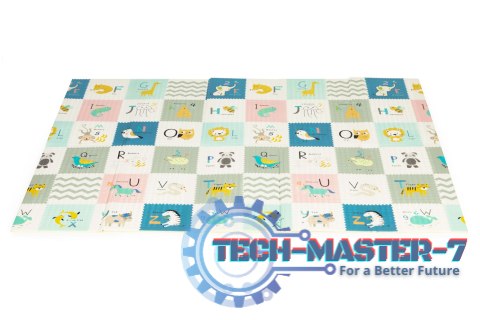 Mata piankowa edukacyjna dwustronna składana duża torba ECOTOYS ECOTOYS Mata piankowa edukacyjna dwustronna składana duża torba ECOTOYS ECOTOYS