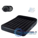 Materac dmuchany 203x152 cm z pompką łóżko welur Intex 64150ND INTEX