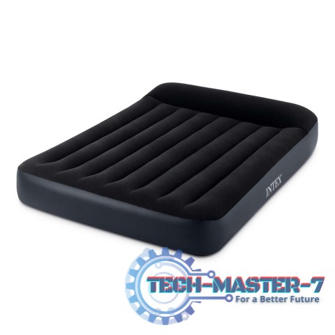 Materac dmuchany 203x152 cm z pompką łóżko welur Intex 64150ND INTEX Materac dmuchany 203x152 cm z pompką łóżko welur Intex 64150ND INTEX